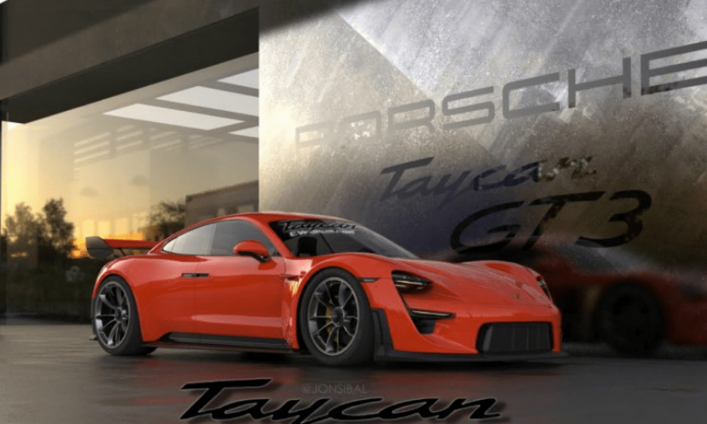 Porsche Taycan Gt3 Cizimi