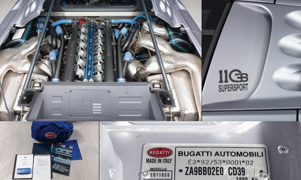 1994 Satılık Bugatti EB110 SS Motor