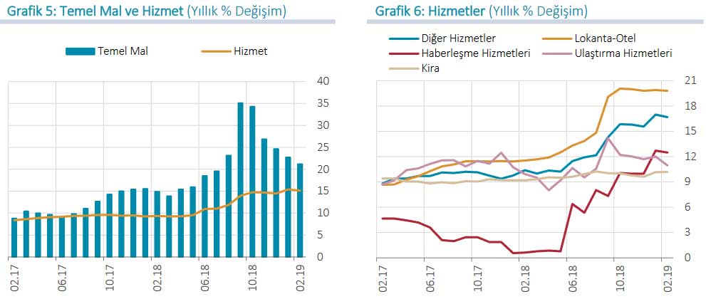 Temel Mallar ve Hizmetler Gelişmeleri - Şubat 2019