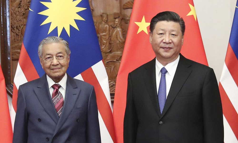 Mahathir Muhammed İki Ortak Çin Projeyi Yeniden Hayata Geçiriyor