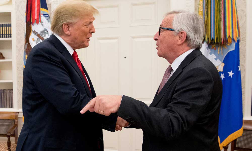 Juncker Trump ile Birlikte Çalışma Kararı