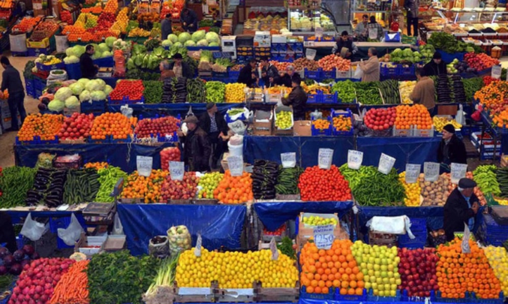 Sebze ve Meyvelerin Ortalama Fiyatları Mayısta 7 lira 81 Kuruşa Ulaştı