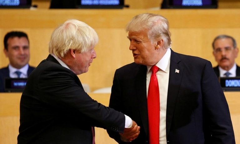 Trump ile Boris Johnson Brexit ve İran Gerginliği Konularını Telefonda Görüştü