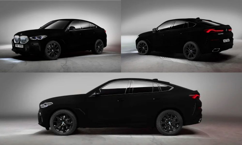 2020 BMW X6 Coupe SUV Valtblack Boya Dünyanın En Karanlık Aracı