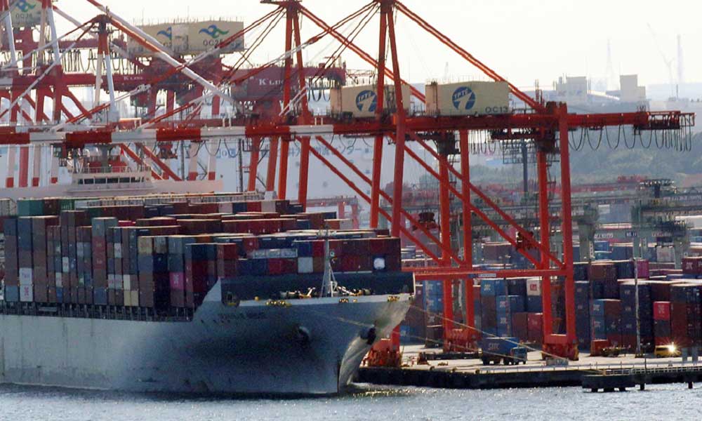 Japonya İhracatı Temmuz Düşüş Kararan Manzara