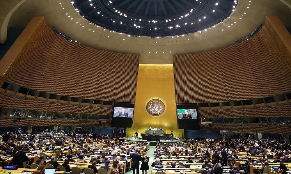 BM Genel Kurulu'nda Filistin ve Mısır'la Görüştü