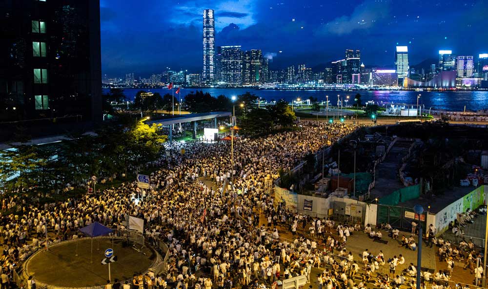 Hong Kong Bir Ülke İki Sistem Çin Şehir Göre Avantajlı 