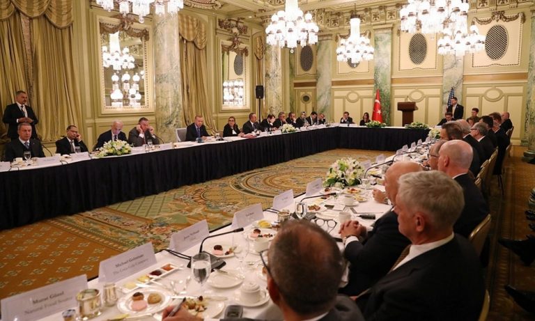 Cumhurbaşkanı Erdoğan Washington’da Türk ve ABD’li Yatırımcılarla Toplantı Yaptı