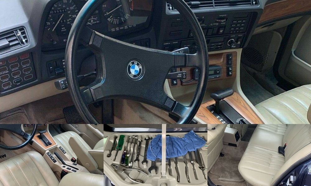 En Temiz Satılık E23 BMW 7 Serisi İç Mekanı