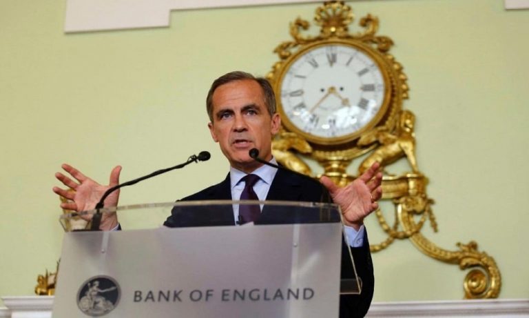 BoE/Carney: “Minimum 250 Baz Puanlık Faiz İndirimine Uygun Alan Bulunuyor”