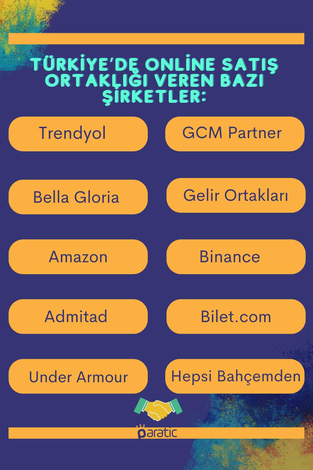 Türkiye Affiliate Marketing Veren Şirketler