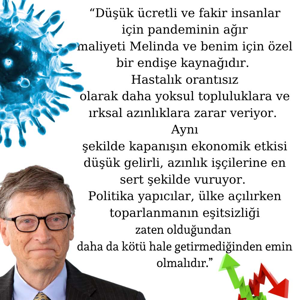 Bill Gates Pandemi Eşitsizliği Artırmamalı