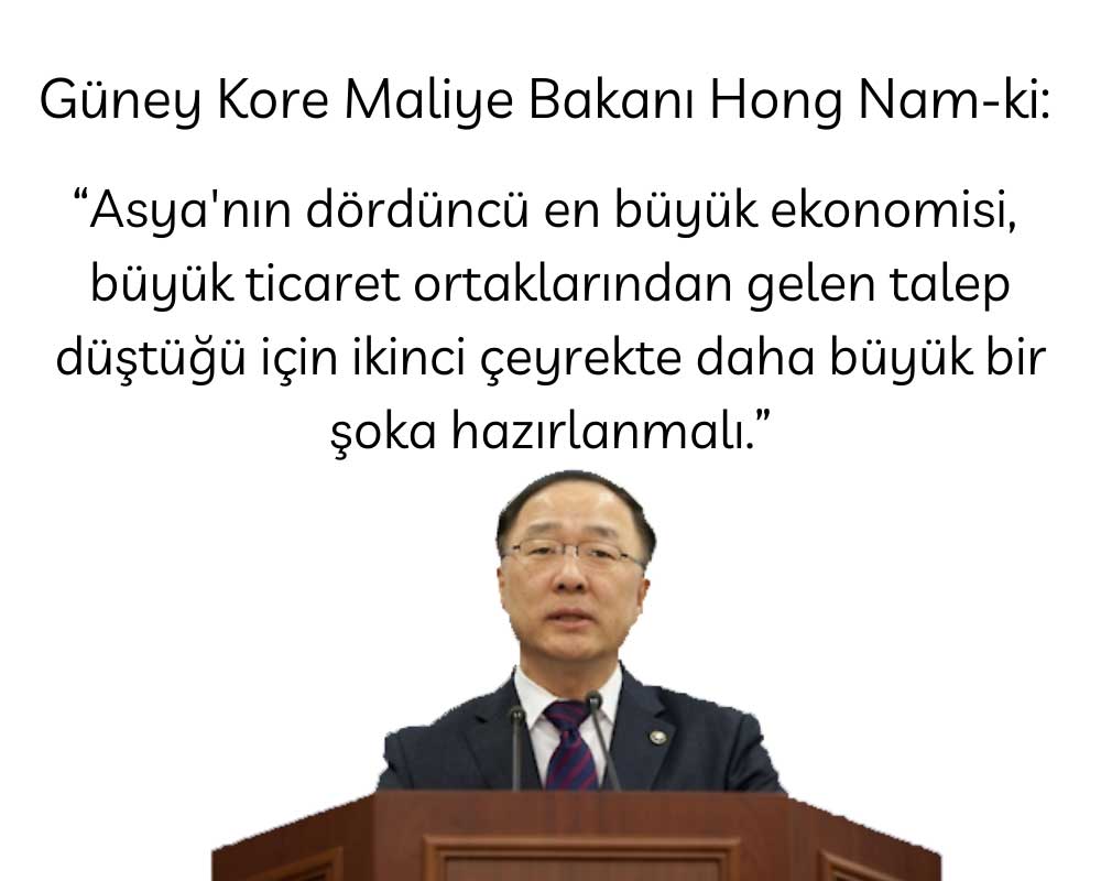 Güney Kore Maliye Bakanı İlk Çeyrek Açıklama 