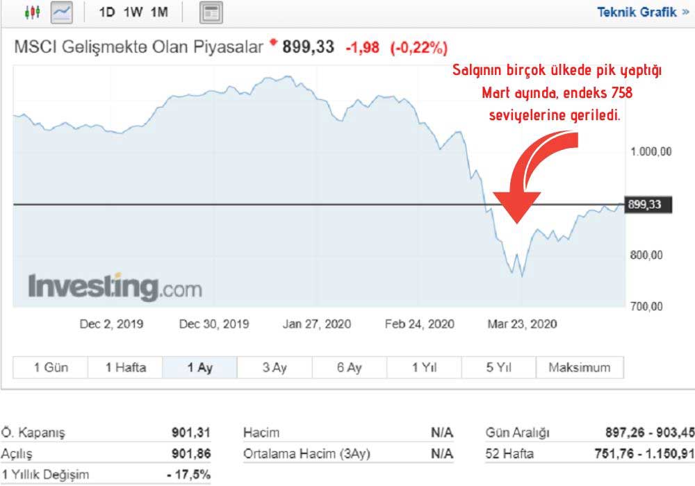 MSCI Gelişen Piyasalar Endeksi MSCI Gelişen Piyasalar Endeksi