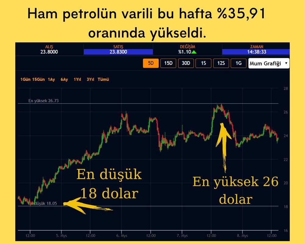 Ham Petrol Fiyatları 