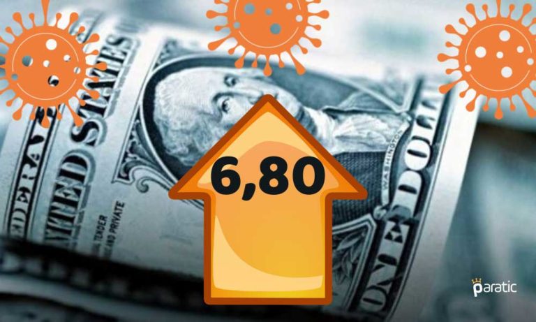 Düşüş Eğiliminden Uzaklaşan Dolar/TL Yeniden 6,80 Barajını Aştı