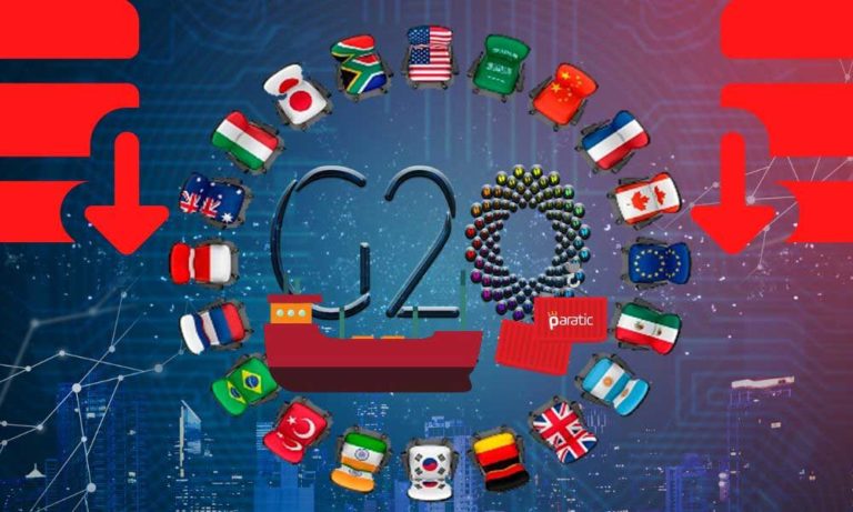 G-20 Ülkelerinin Uluslararası Ticareti Pandemi Etkisiyle Azaldı