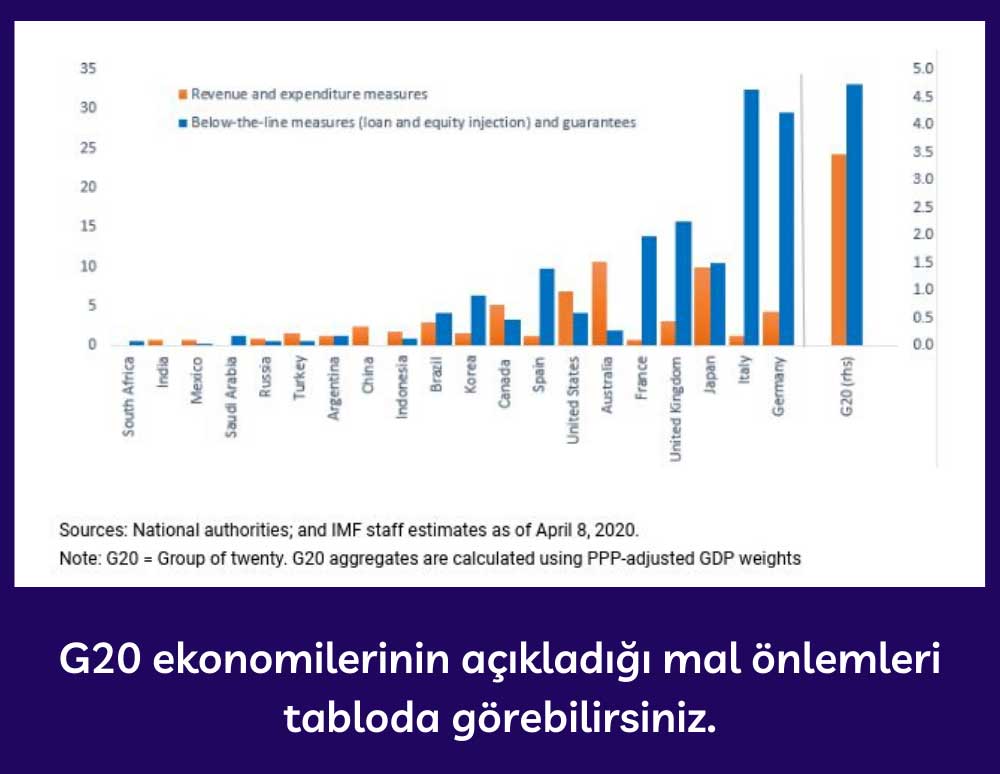 G20 Ülkelerinin Açıkladığı Mali Önlemler G20 Ülkelerinin Açıkladığı Mali Önlemler