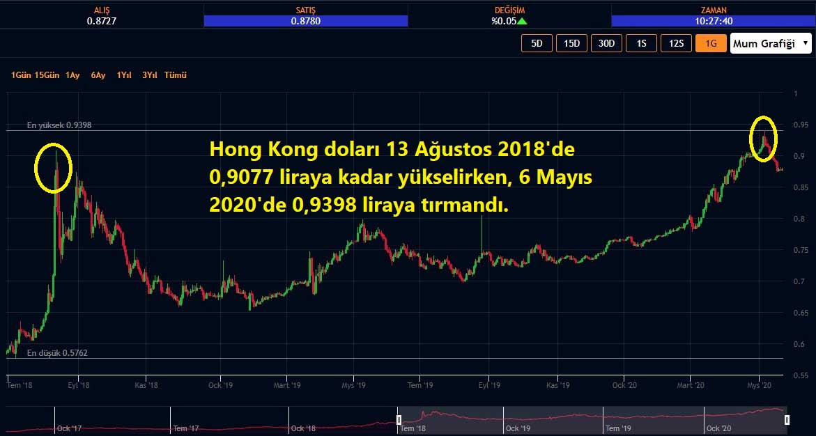 Hong Kong Doları Performansı
