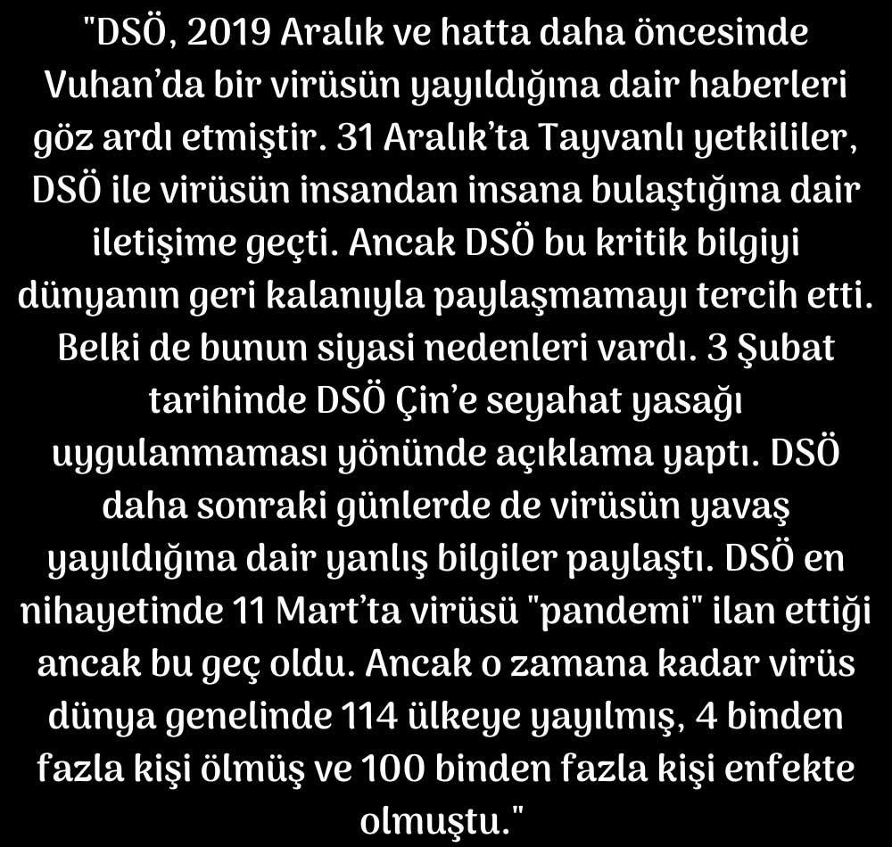 Trump DSÖ Suçlama Detay