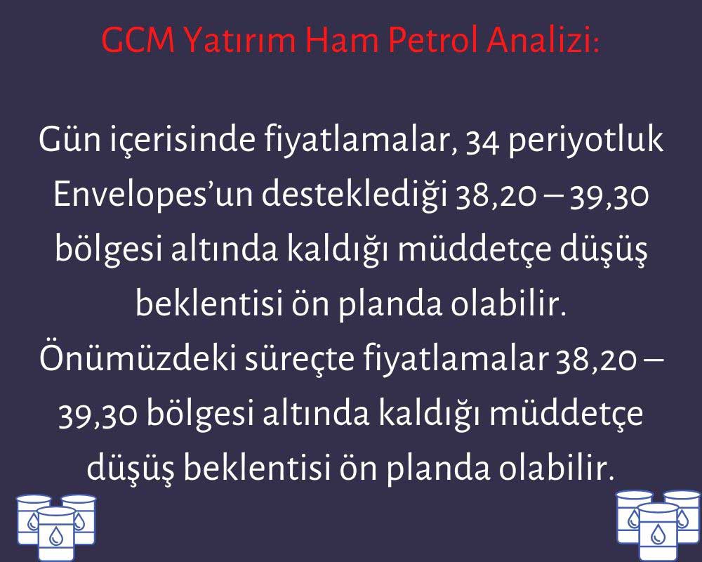 GCM Yatrım Petrol Yorumu