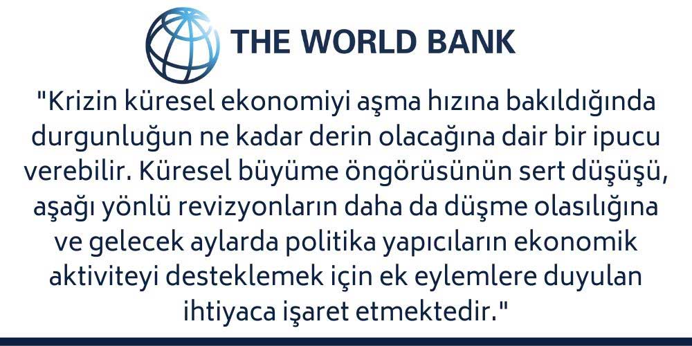 Dünya Bankası Açıklaması