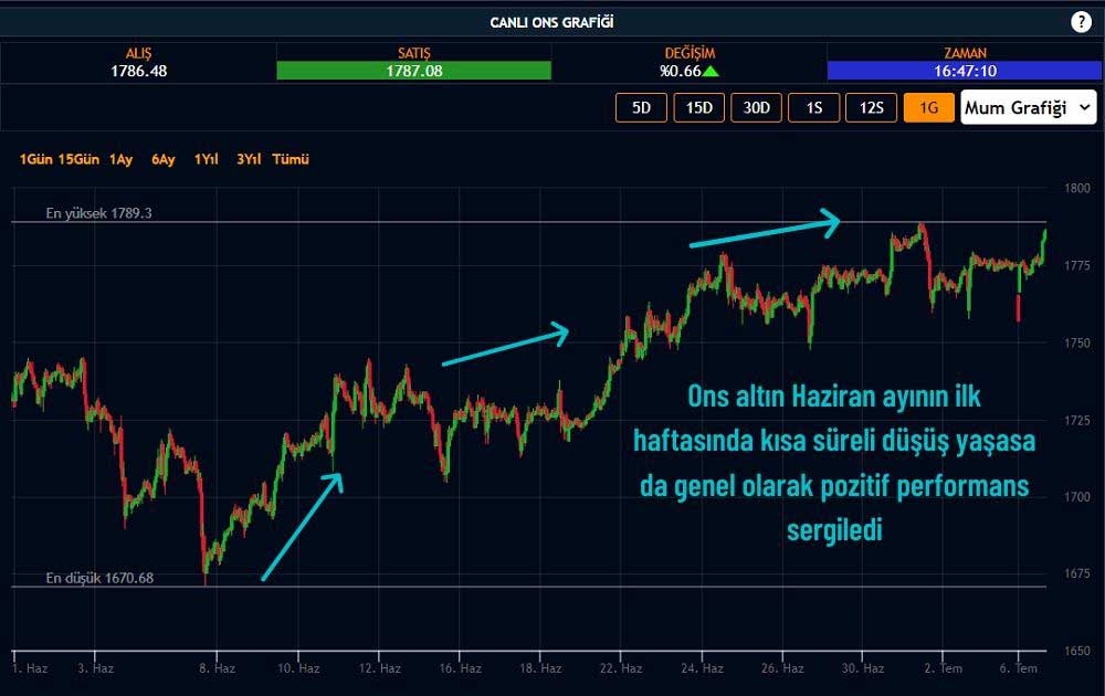 Altın Yükseliş Sürüyor Altın Yükseliş Sürüyor