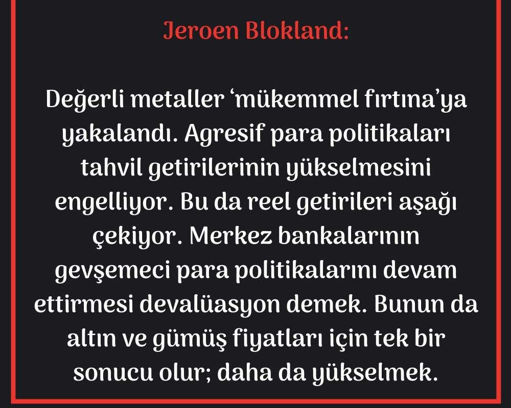 Jeroen Blokland Altın Yorumu
