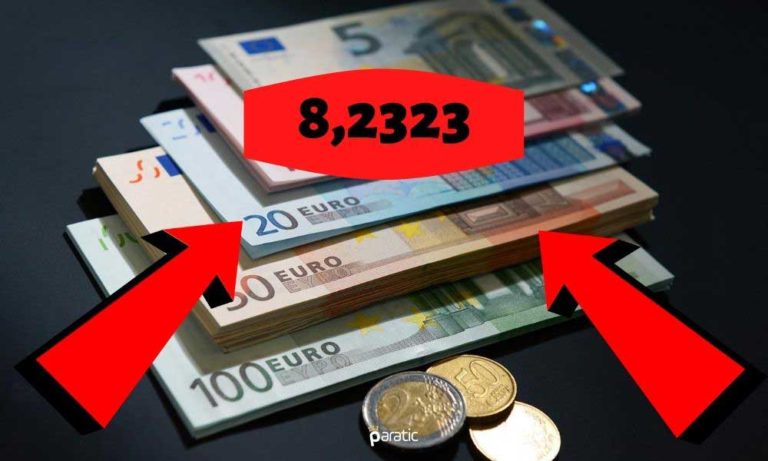 Euro, Türk Lirası Karşısında 8,23 ile Tüm Zamanların En Yükseğini Gördü