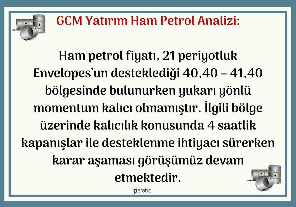 GCM Ham Petrol Yorumu