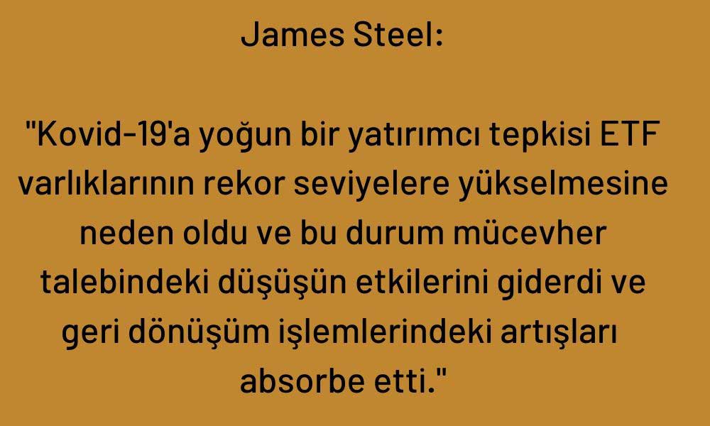 James Steel Altın Yorumu