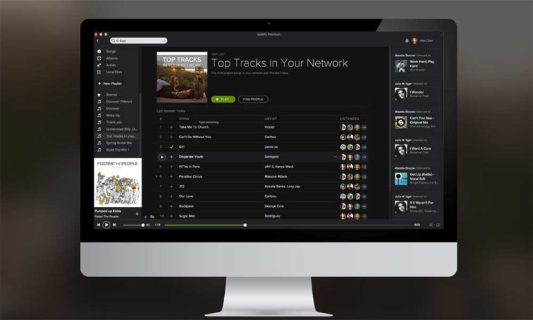 Spotify Masaüstü Uygulamasını Web Arayüzü ile Benzer Hale Getiriyor