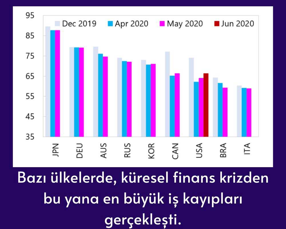 Ülkelerin İstihdam Kaybı Büyük Oldu Ülkelerin İstihdam Kaybı Büyük Oldu