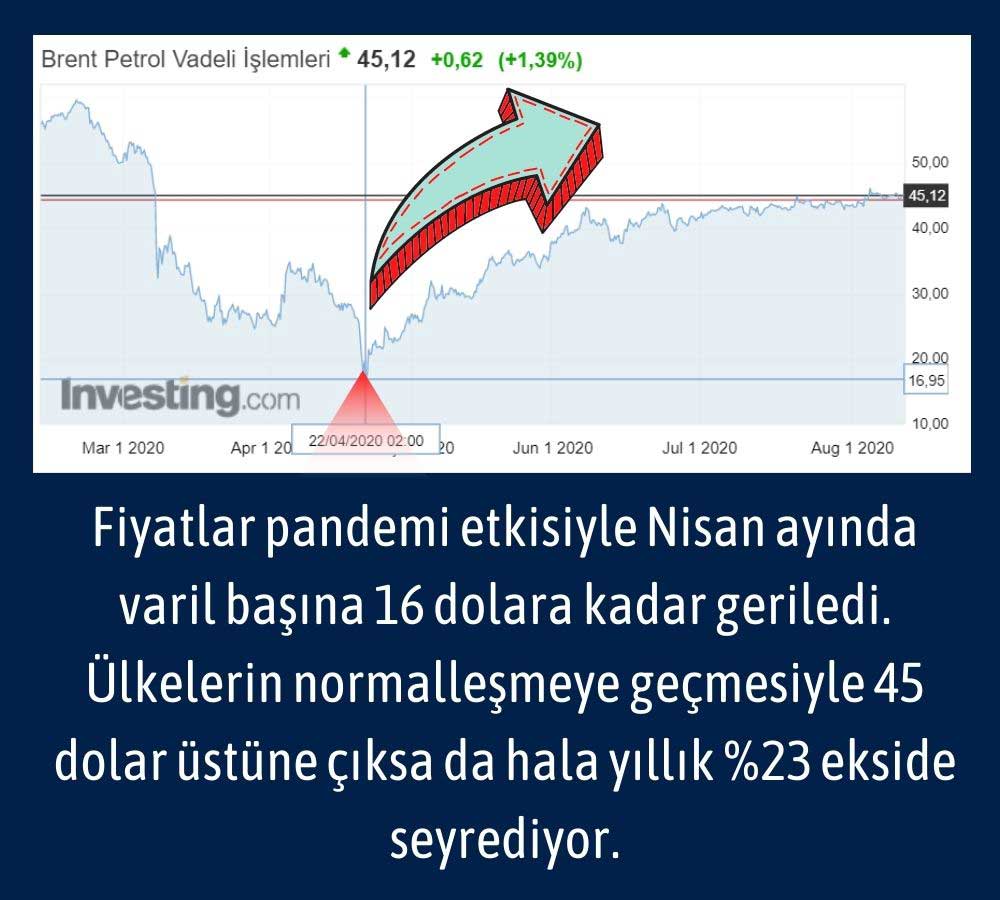 Brent Petrol 45 Dolar Brent Petrol 45 Dolar