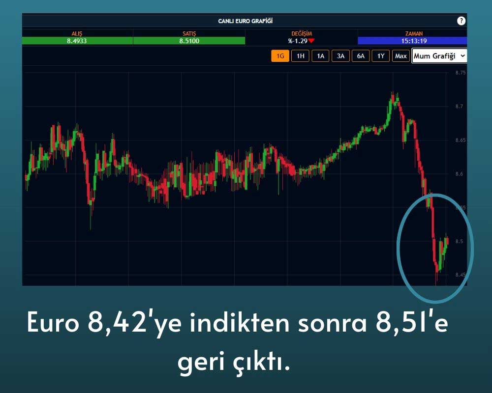 Euro Dalgalanma Gösteriyor Euro Dalgalanma Gösteriyor
