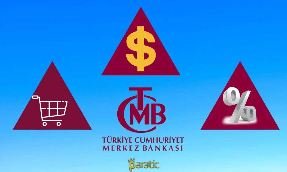 TCMB Yıl Sonu Dolar Tahmini 7,34’e, TÜFE Beklentisi %10,82’ye Yükseltildi