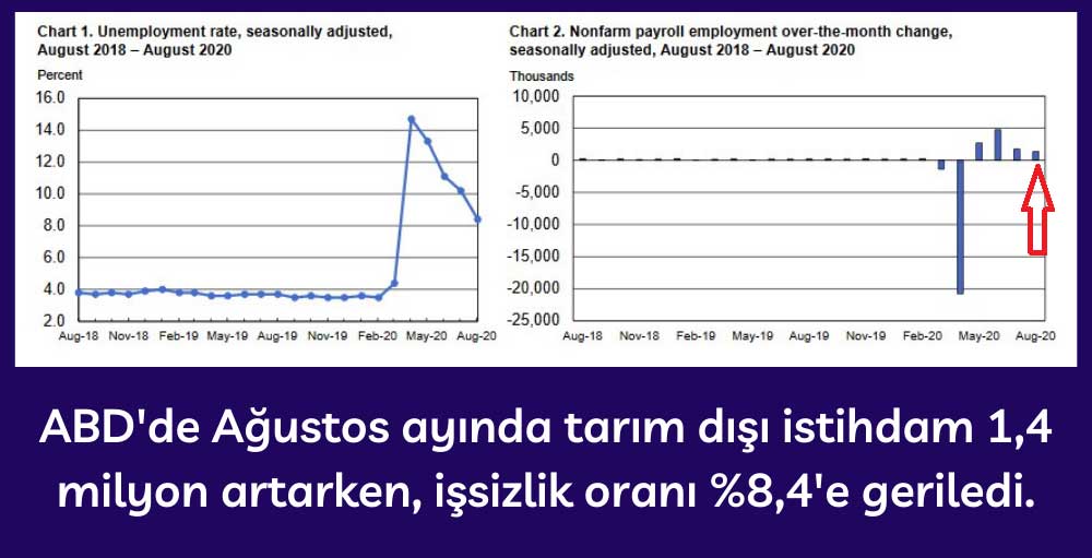 Ağustos Ayı Tarım Dışı İstihdam Rakamları Ağustos Ayı Tarım Dışı İstihdam Rakamları