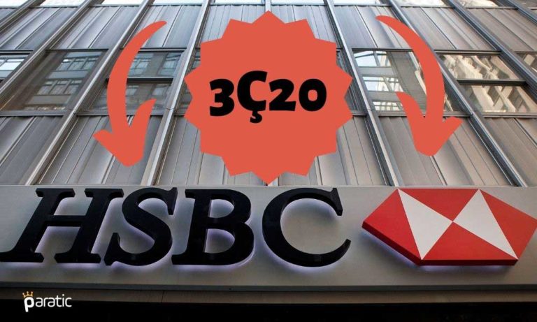 3Ç20’de HSBC’nin Vergi Öncesi Karı %36 Düşüşle 3,1 Milyar Dolar Oldu