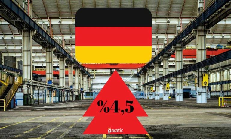 Almanya’da Fabrika Siparişleri Ağustos’ta %4,5 Artsa da Yıllık Olarak Ekside