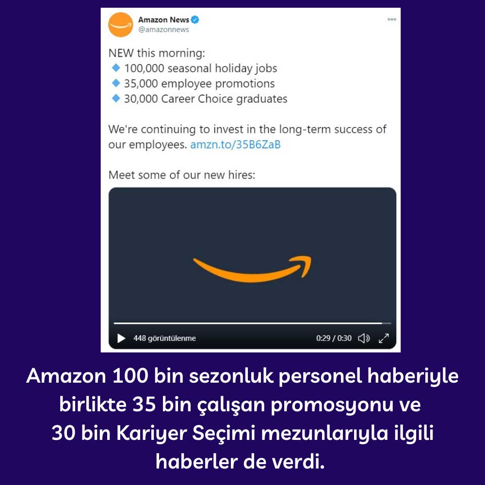 Amazon Geçici Personel Alımı Haberi Amazon Geçici Personel Alımı Haberi