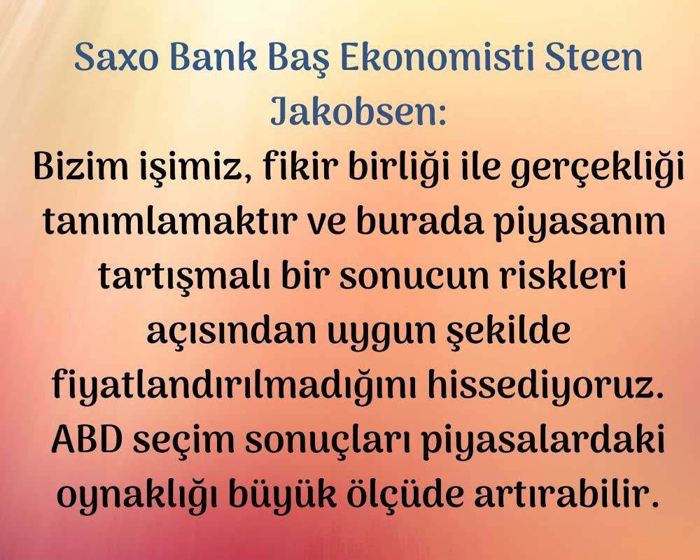 Steen Jakobsen ABD Seçim Yorumu