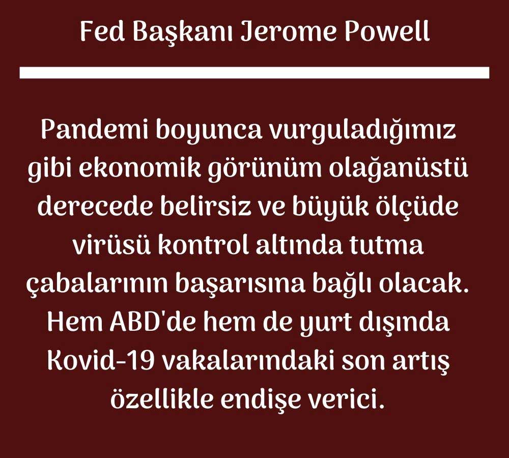 FED Başkanı Jerome Powell Konuşması