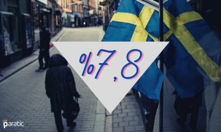 İsveç’te İşsizlik Oranı Ekim Ayında Yüzde 7,8’e Geriledi