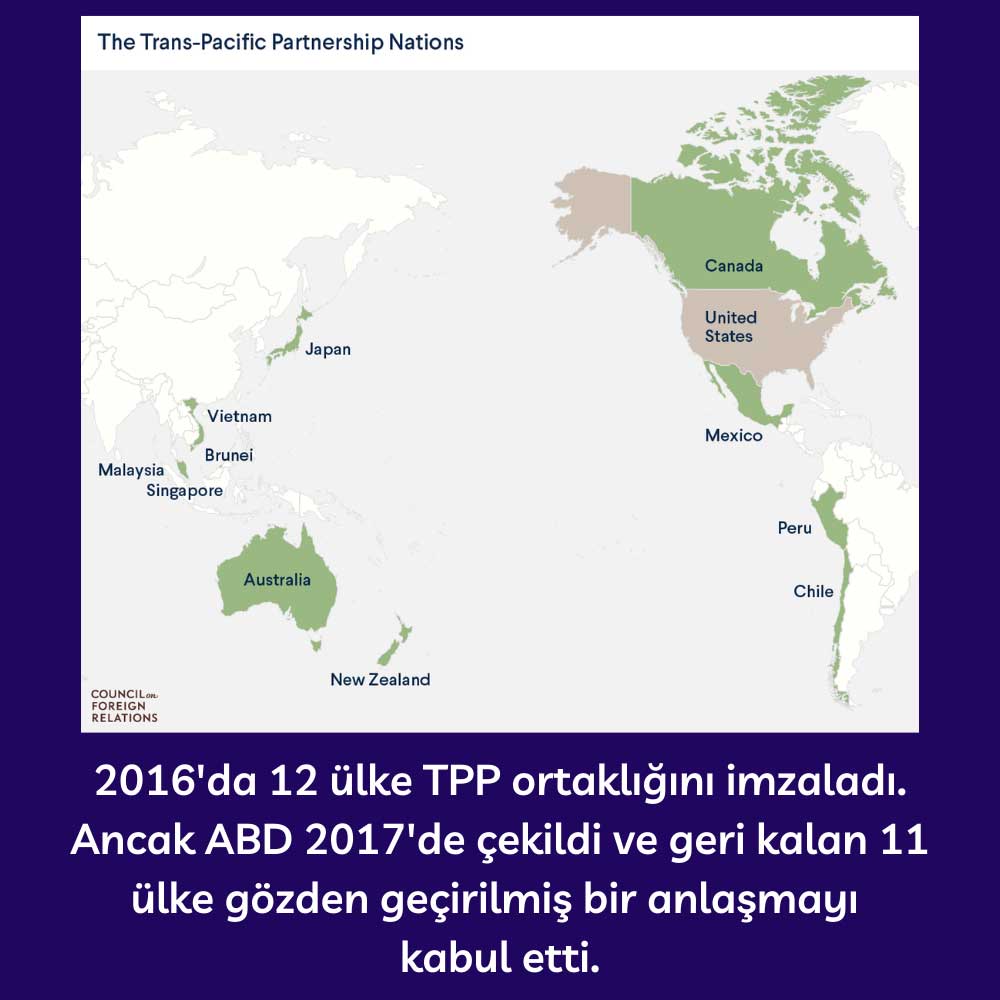 TPP Anlaşması Ülkeleri