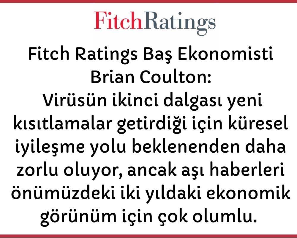 Fitch Ratings Baş Ekonomisti Brian Coulton Yorumu