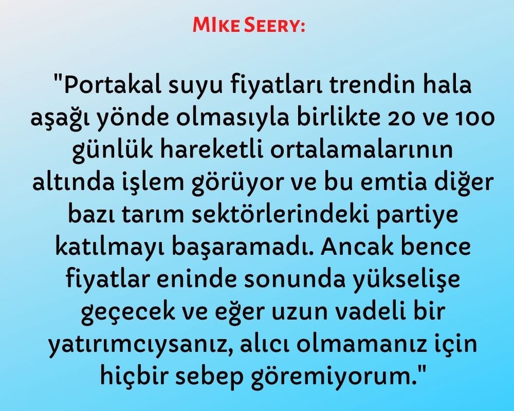 Mike Seery Portakal Suyu Yorumu