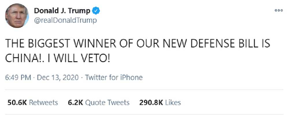 Donald Trump Tweet'i