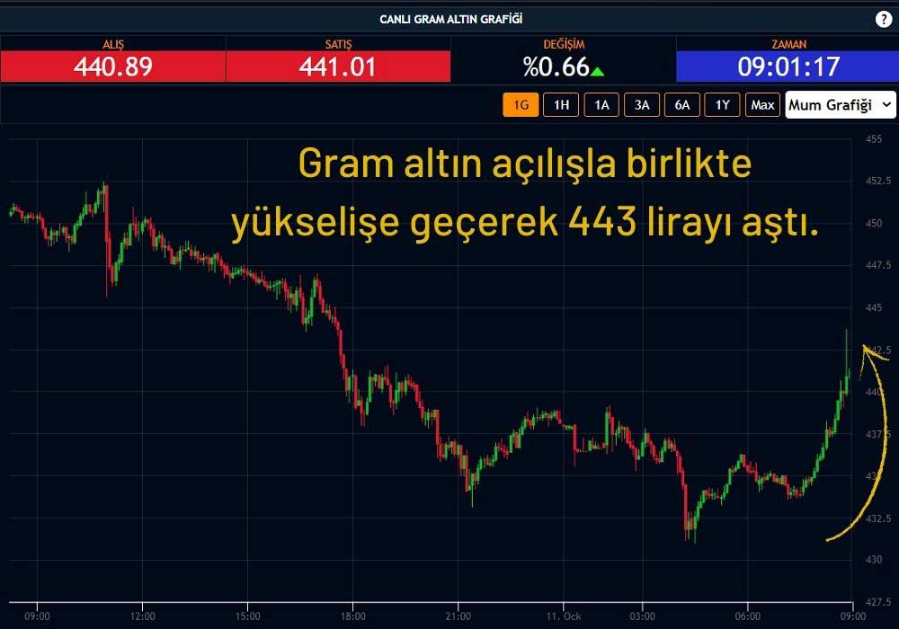 Gram Altın Yükselişte Gram Altın Yükselişte