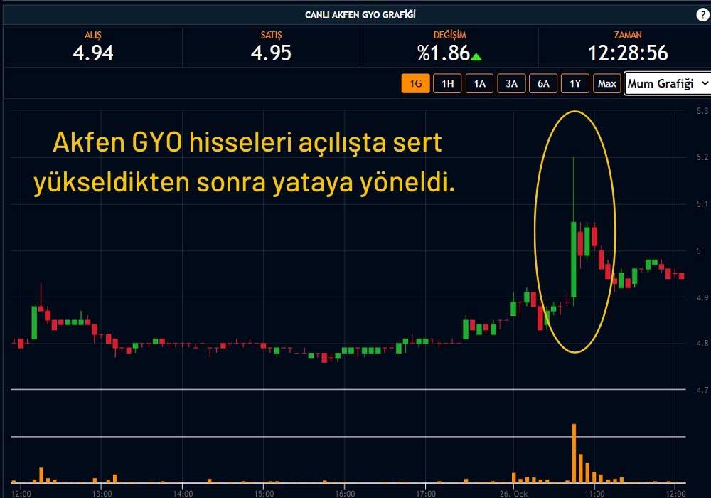 Akfen GYO Hisse Performansı Akfen GYO Hisse Performansı