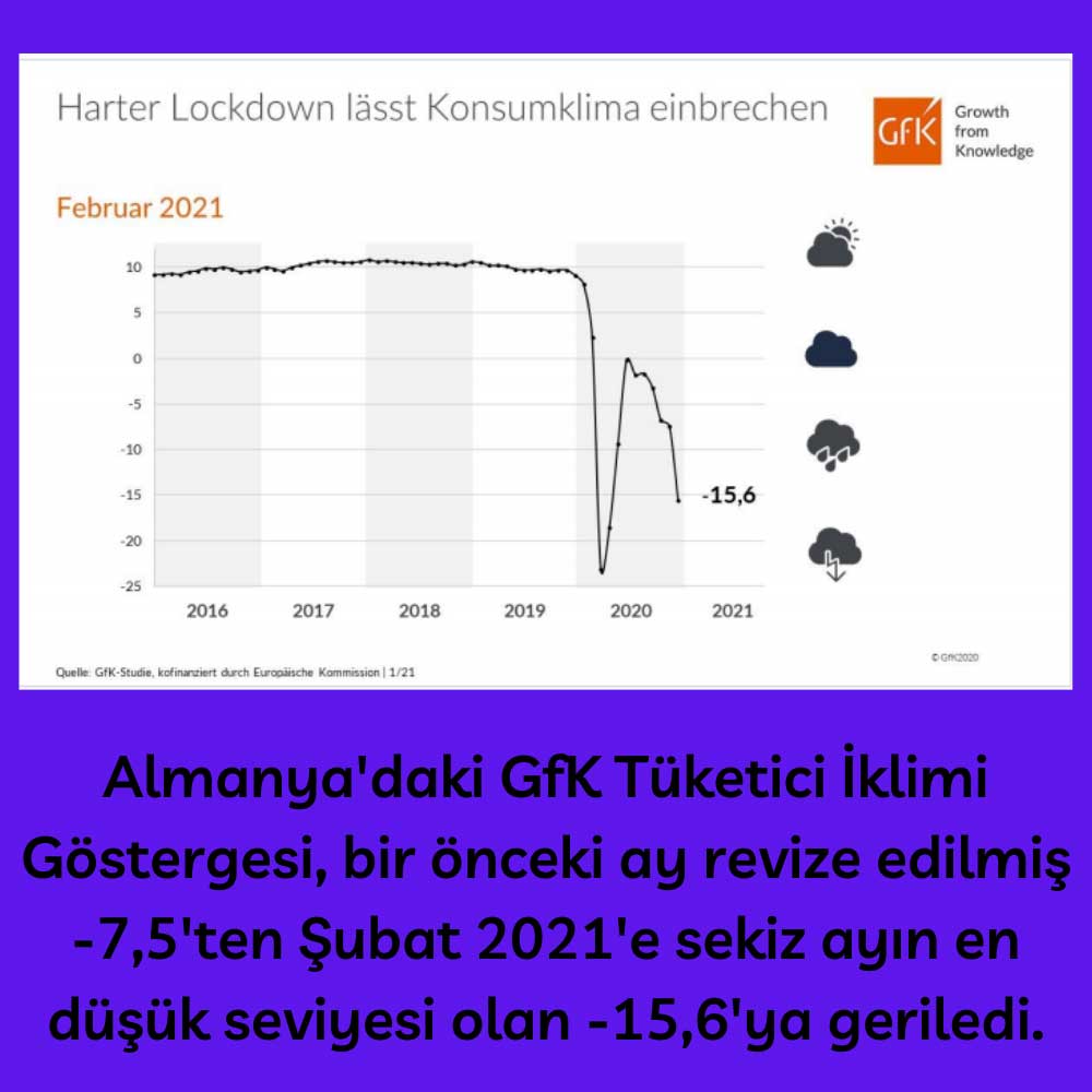 Alman Tüketici İklimi Şubat 2021 Alman Tüketici İklimi Şubat 2021